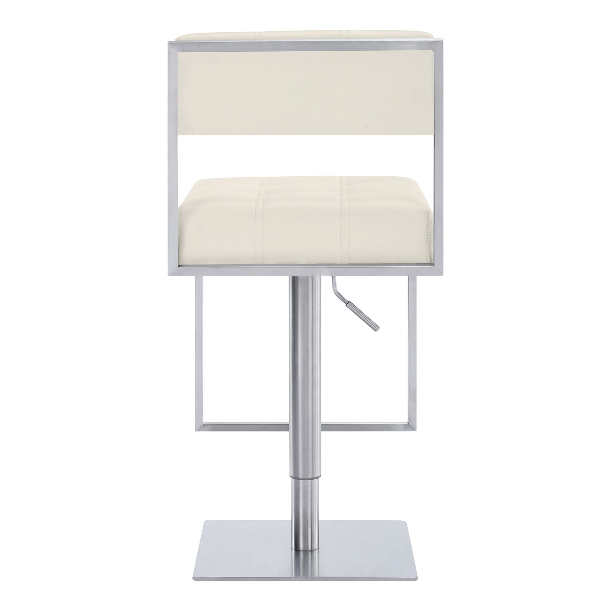 Michele - Swivel Adjustable Height Bar Stool - Premium Adjustable Height from Armen Living - Just $365! Shop now at brett interiors