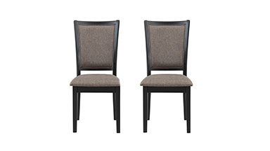 Potomac - Dining Chair (Set of 2) - Black - Premium Chair Sets from New Classic - Just $220! Shop now at brett interiors