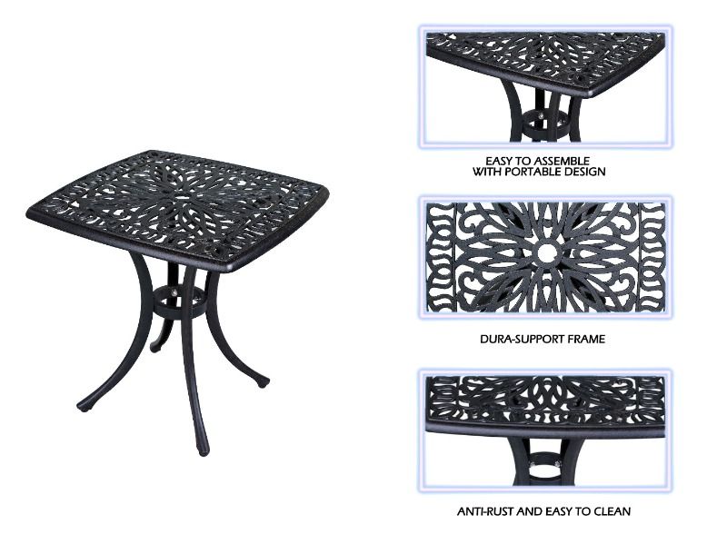 End Table - Gunmetal - Premium End Tables from Gather Craft - Just $195! Shop now at brett interiors