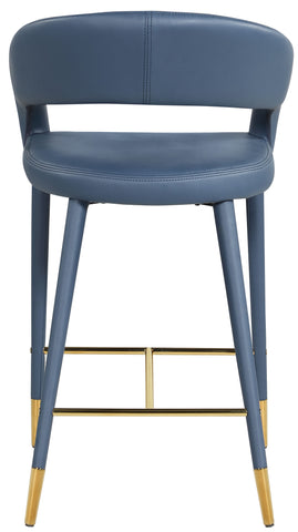 Destiny - Stool - Navy - Premium Adjustable Height from Meridian Furniture - Just $525! Shop now at brett interiors