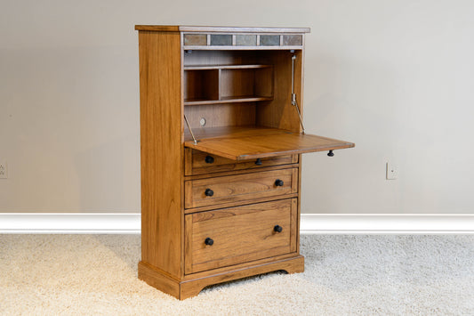 Sedona - Laptop Armoire - Light Brown - Premium Wardrobes from Sunny Designs - Just $972! Shop now at brett interiors