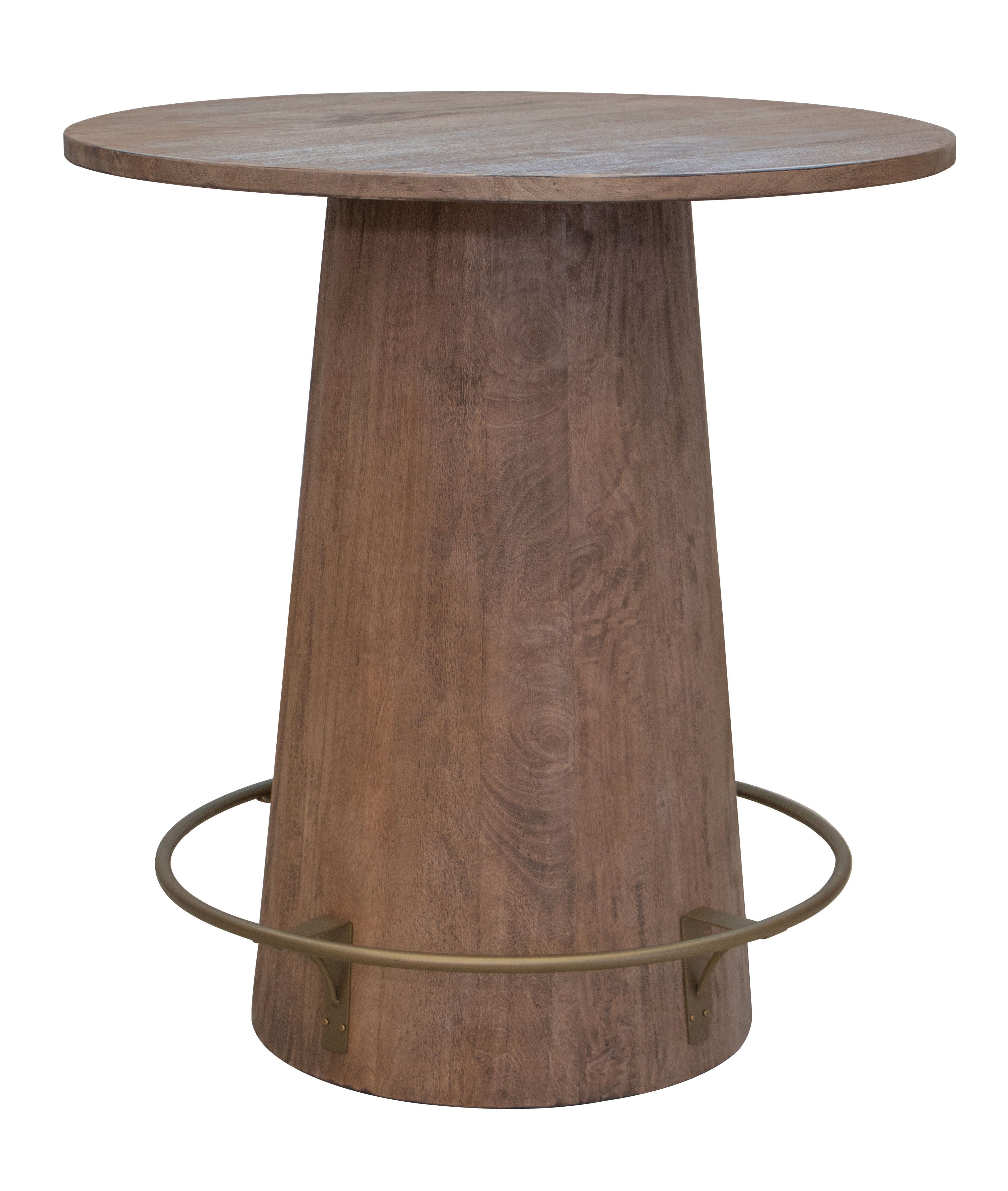 Sahara - Bistro Table - Light Cream / Brown Caramel - Premium Bar Tables from International Furniture Direct - Just $1050! Shop now at brett interiors