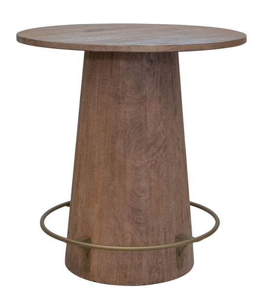 Sahara - Bistro Table - Light Cream / Brown Caramel - Premium Bar Tables from International Furniture Direct - Just $1050! Shop now at brett interiors