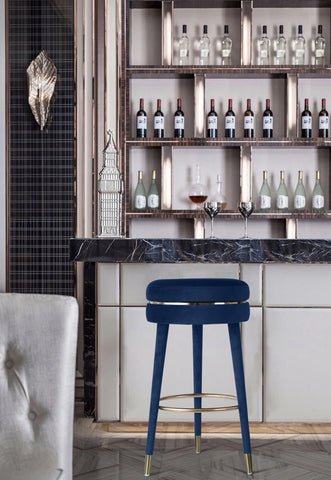 Coral - Bar Stool - Premium Bar Height (28"-30") from Meridian Furniture - Just $362.50! Shop now at brett interiors