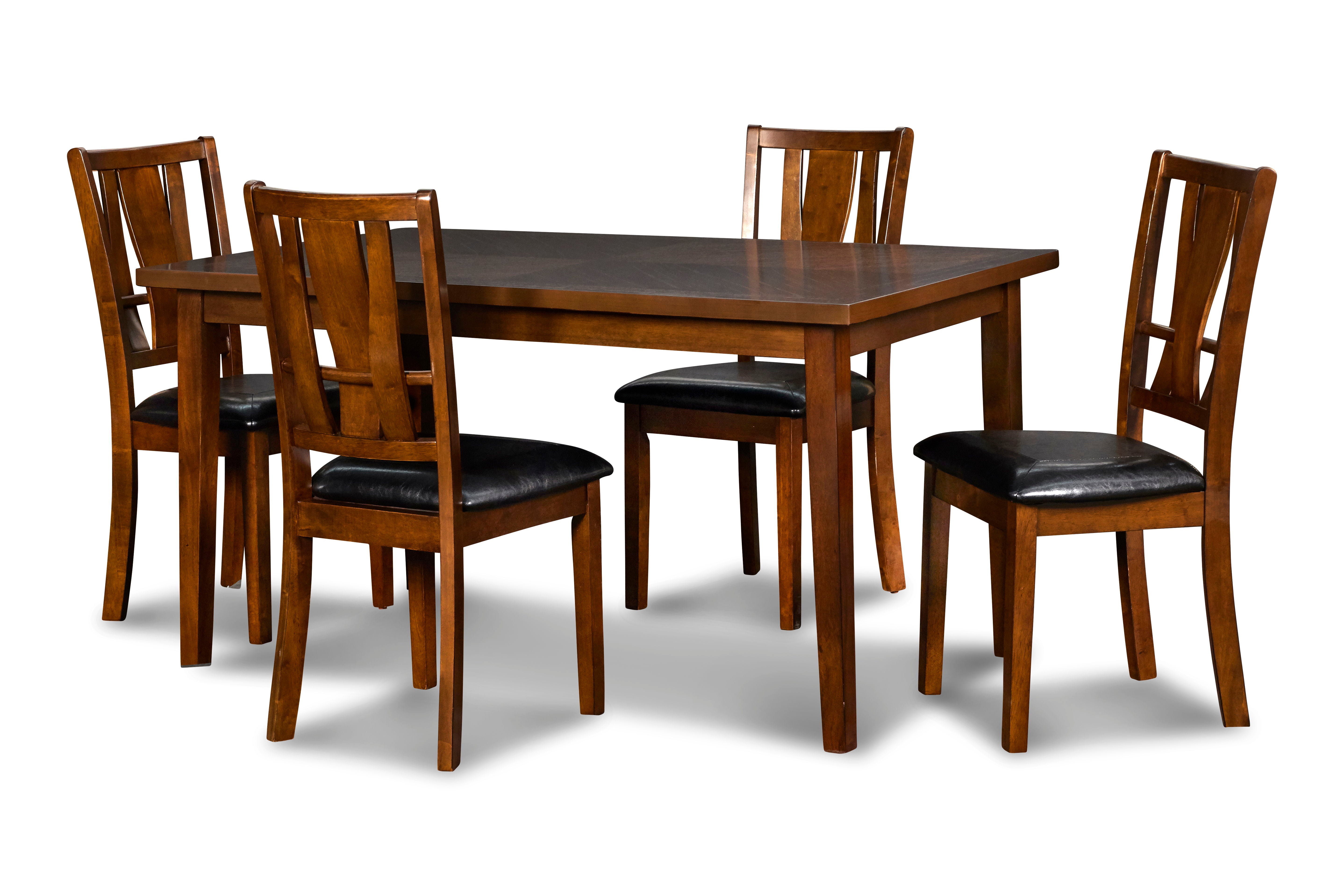 Dixon - 6 Piece Standard Dining Set - Dark Espresso - Premium 6 Piece Dining Room Sets from New Classic - Just $822.50! Shop now at brett interiors