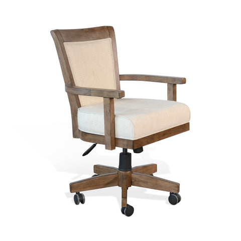 Doe Valley - Game Chair With Casters, Cushion Seat & Back - Buckskin - Premium Gaming Chairs from Sunny Designs - Just $516! Shop now at brett interiors