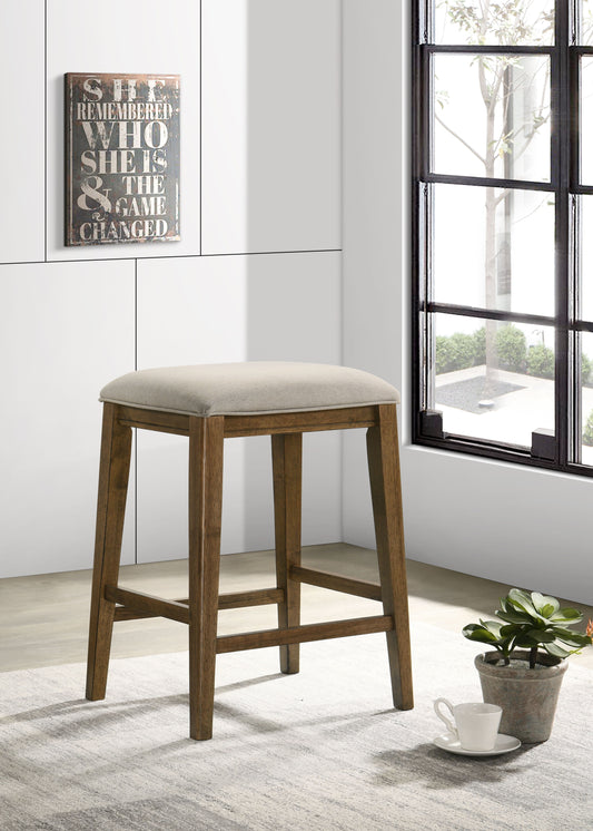 Sasha - 17" Counter Height Stool With Upholstered Seat - Premium Counter Height (24"-27") from Lilola Home - Just $76! Shop now at brett interiors