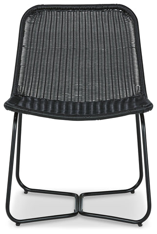 Daviston - Black - Accent Chair - Premium Armless Chairs from Signature Design by Ashley® - Just $190! Shop now at brett interiors