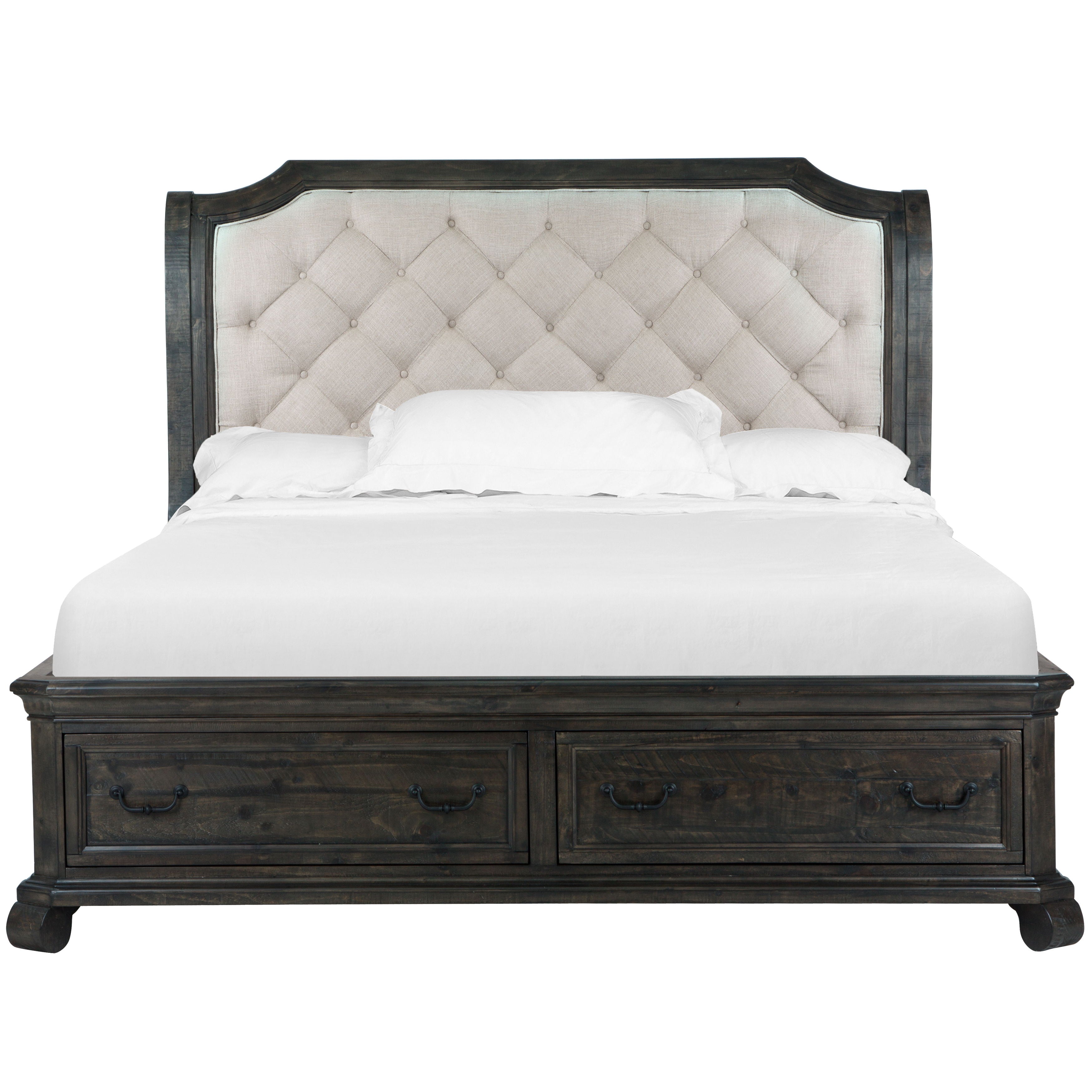 Bellamy - Complete Sleigh Storage Bed - Premium Storage Beds from Magnussen Furniture - Just $2907! Shop now at brett interiors