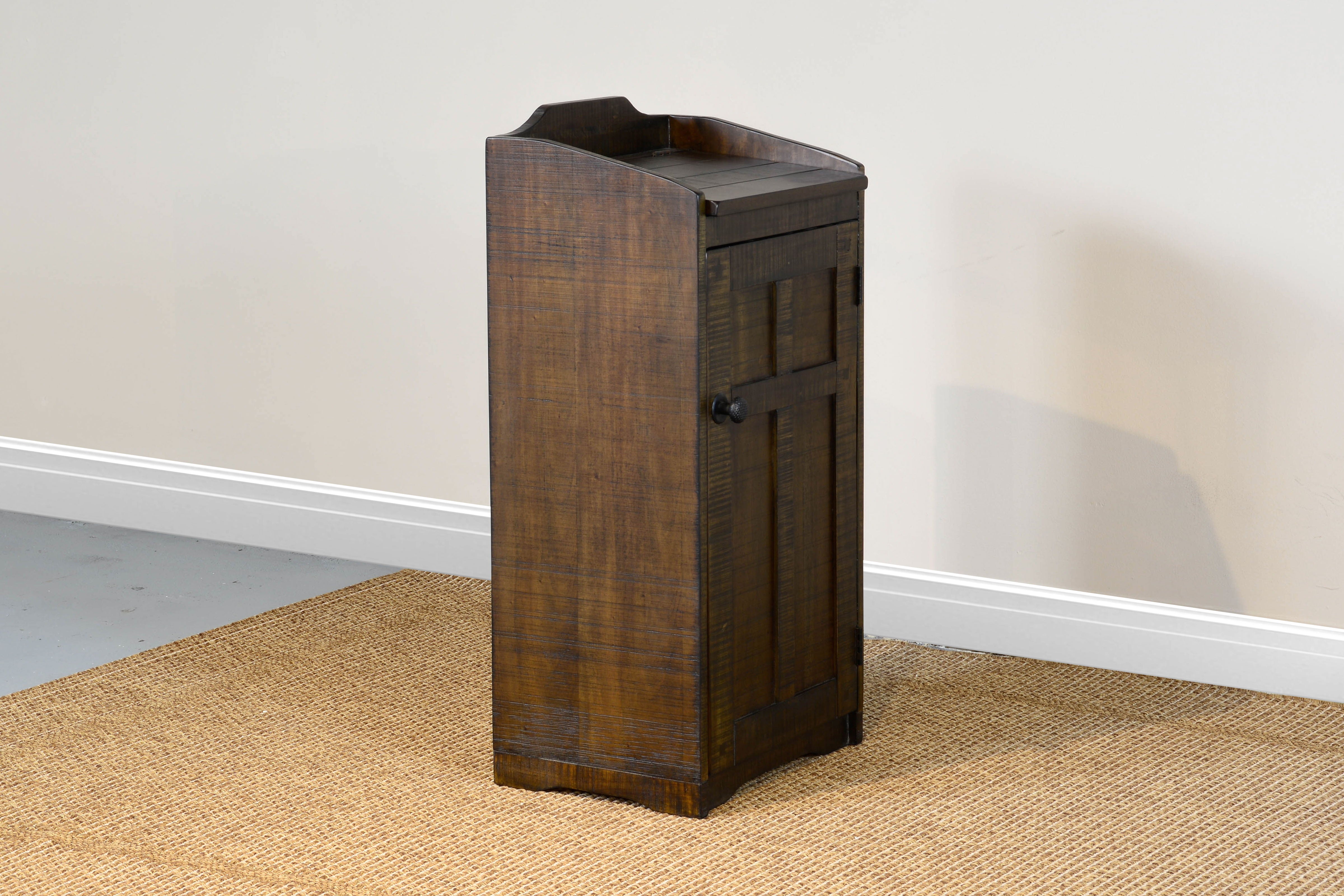 Homestead - Trash Box - Dark Brown - Premium Trash Bin Cabinets from Sunny Designs - Just $267! Shop now at brett interiors