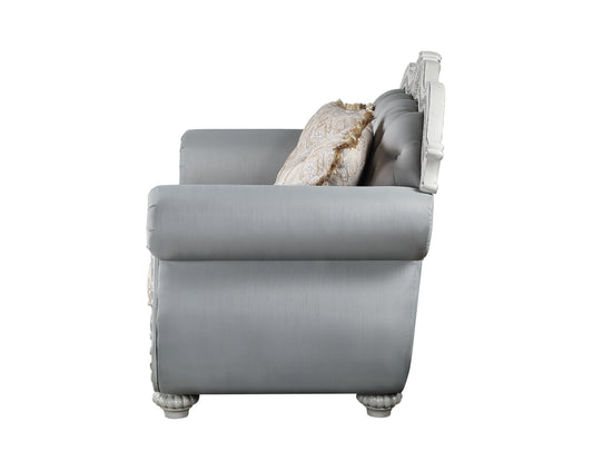 Cambria Hills - Sofa - Gray - Premium Stationary Loveseats from New Classic - Just $1672.50! Shop now at brett interiors