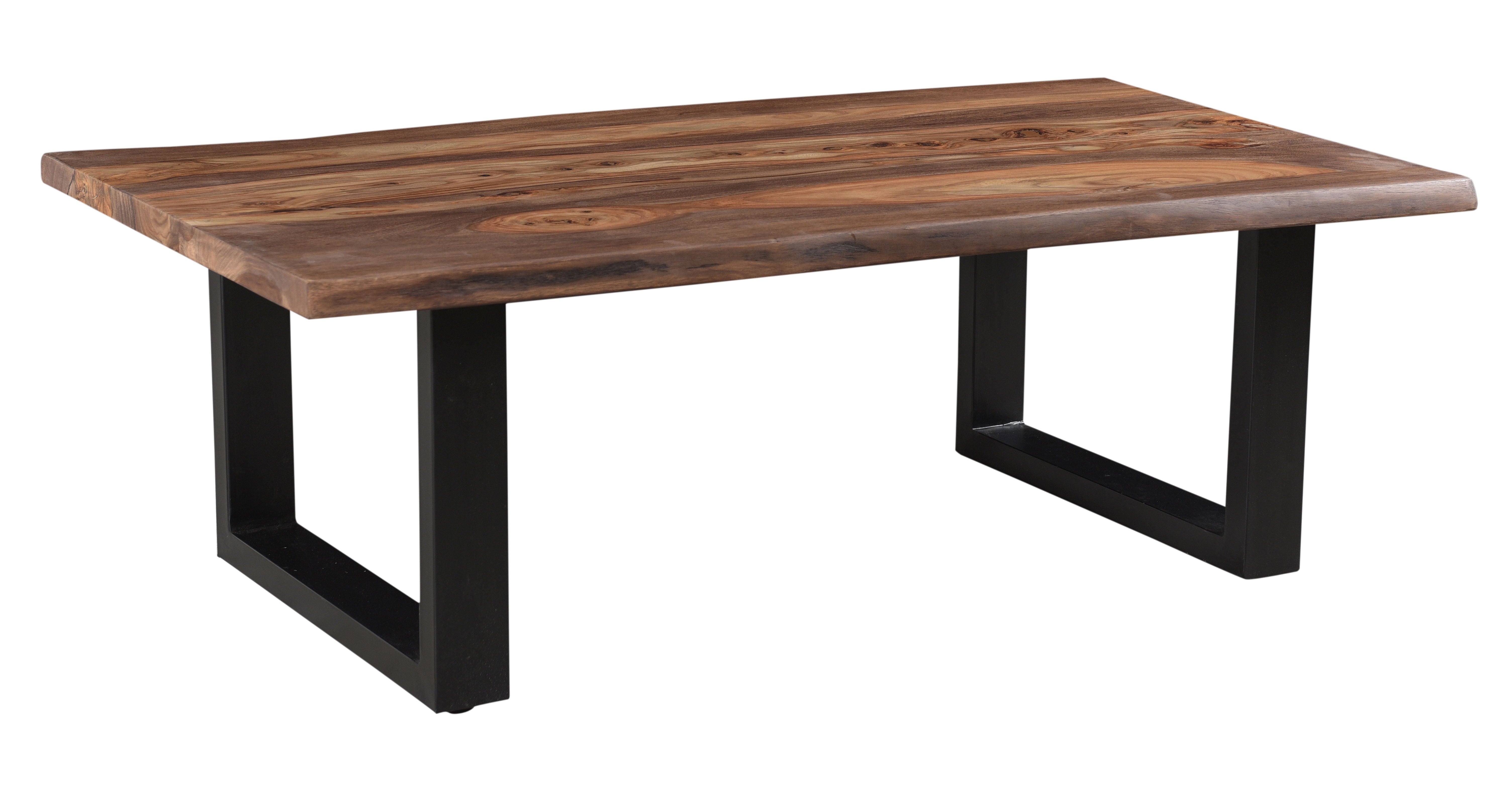 Brownstone II - Table With Natural Live Edge Top And Metal Base - Premium Dining Tables from Coast2Coast Home - Just $1320! Shop now at brett interiors