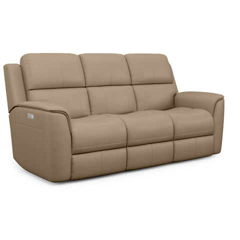 Henry - Power Reclining Sofa with Power Headrests & Lumbar - Premium Reclining Sofas from Flexsteel - Just $1125! Shop now at brett interiors