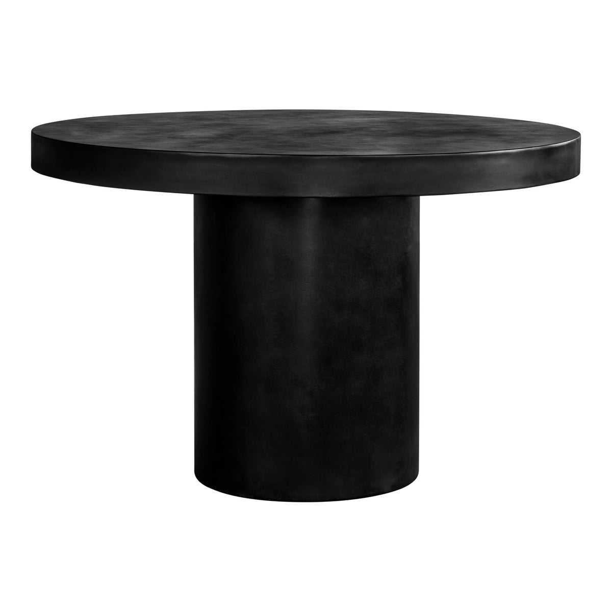 Cassius - Round Outdoor Dining Table - Black - Concrete - Premium Dining Tables from Moe's Home Collection - Just $3122.50! Shop now at brett interiors