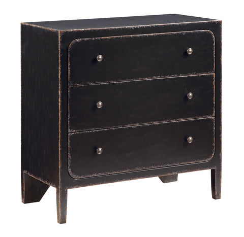 Maxfield - Three Drawer Chest - Patterson Aged Black - Premium Accent Chests from Coast2Coast Home - Just $2475! Shop now at brett interiors