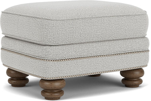 Bay Bridge - Ottoman - Nailhead Trim - Premium Upholstered Ottomans from Flexsteel - Just $687.50! Shop now at brett interiors