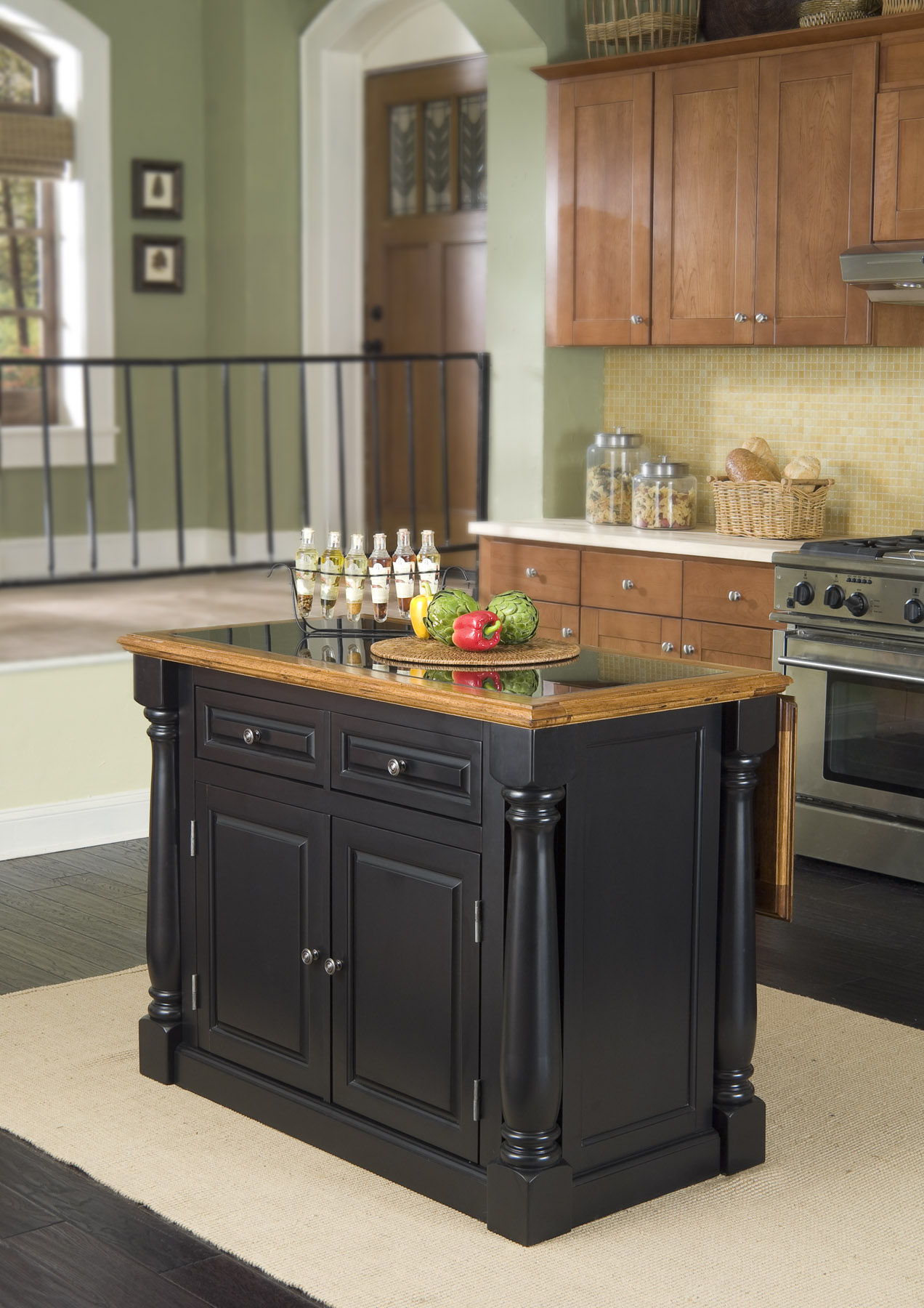 Monarch - Kitchen Island Set - Premium Islands & Carts from Homestyles - Just $3249.98! Shop now at brett interiors