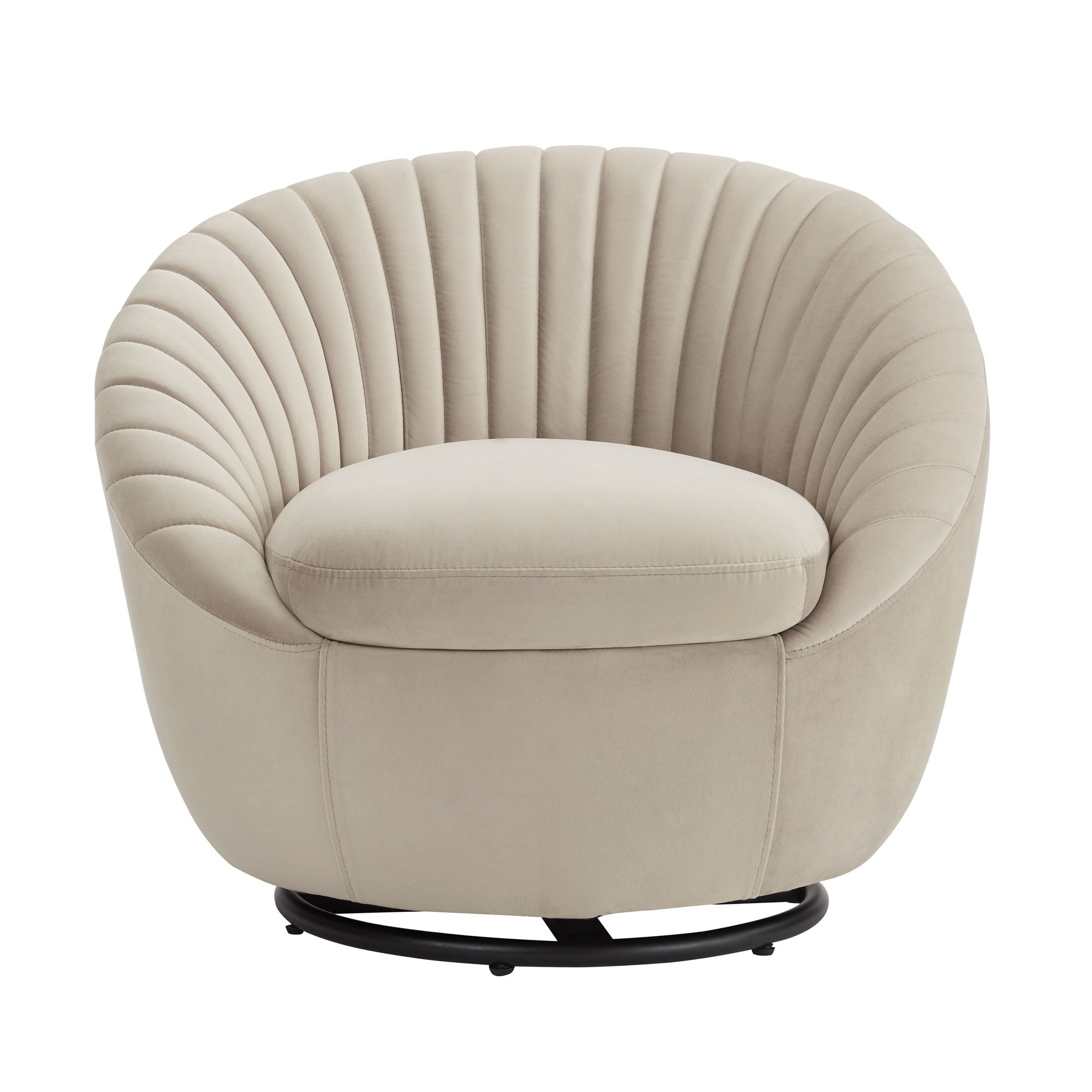 Bella - Velvet Swivel Accent Chair - Premium Swivel Chairs from Armen Living - Just $680! Shop now at brett interiors