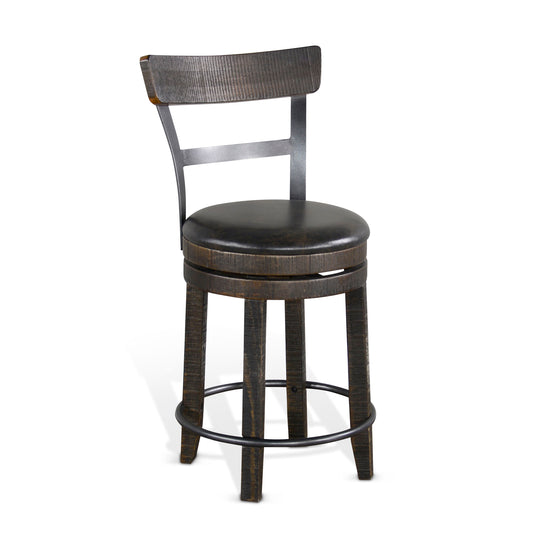 Homestead - Barstool 24" - Tobacco Leaf - Premium Bar Height (28"-30") from Sunny Designs - Just $216! Shop now at brett interiors