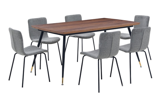 Messina And Gillian - Rectangular Dining Set - Premium 5 Piece Dining Room Sets from Armen Living - Just $1100! Shop now at brett interiors