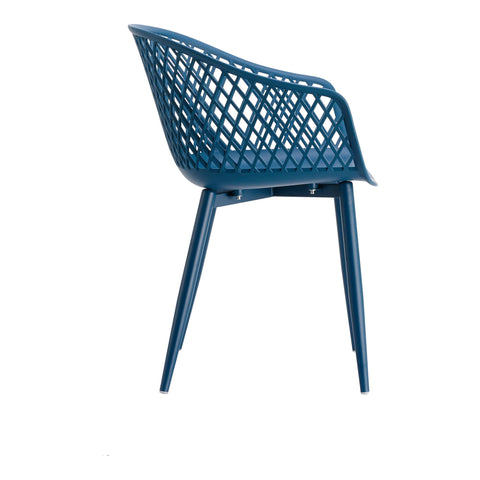 Piazza - Outdoor Chair Chair (Set of 2) - Blue - Premium Chair Sets from Moe's Home Collection - Just $572.50! Shop now at brett interiors