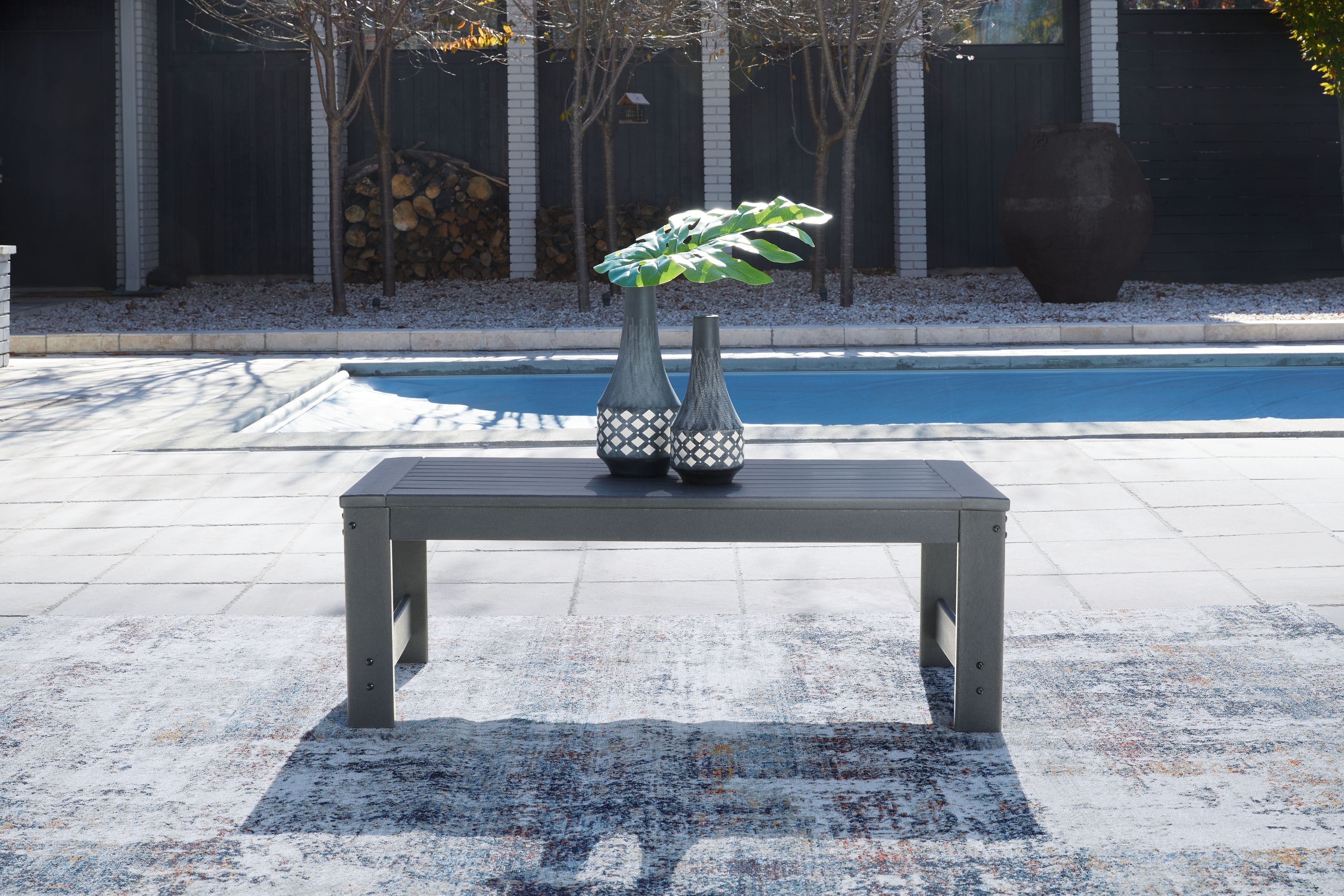 Amora - Charcoal Gray - Rectangular Cocktail Table - Premium Coffee Tables from Ashley Furniture - Just $267.50! Shop now at brett interiors