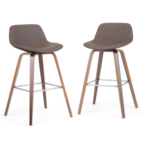 Randolph - Bentwood Counter Height Stool (Set of 2) - Premium Stool Sets from Simpli Home - Just $276! Shop now at brett interiors