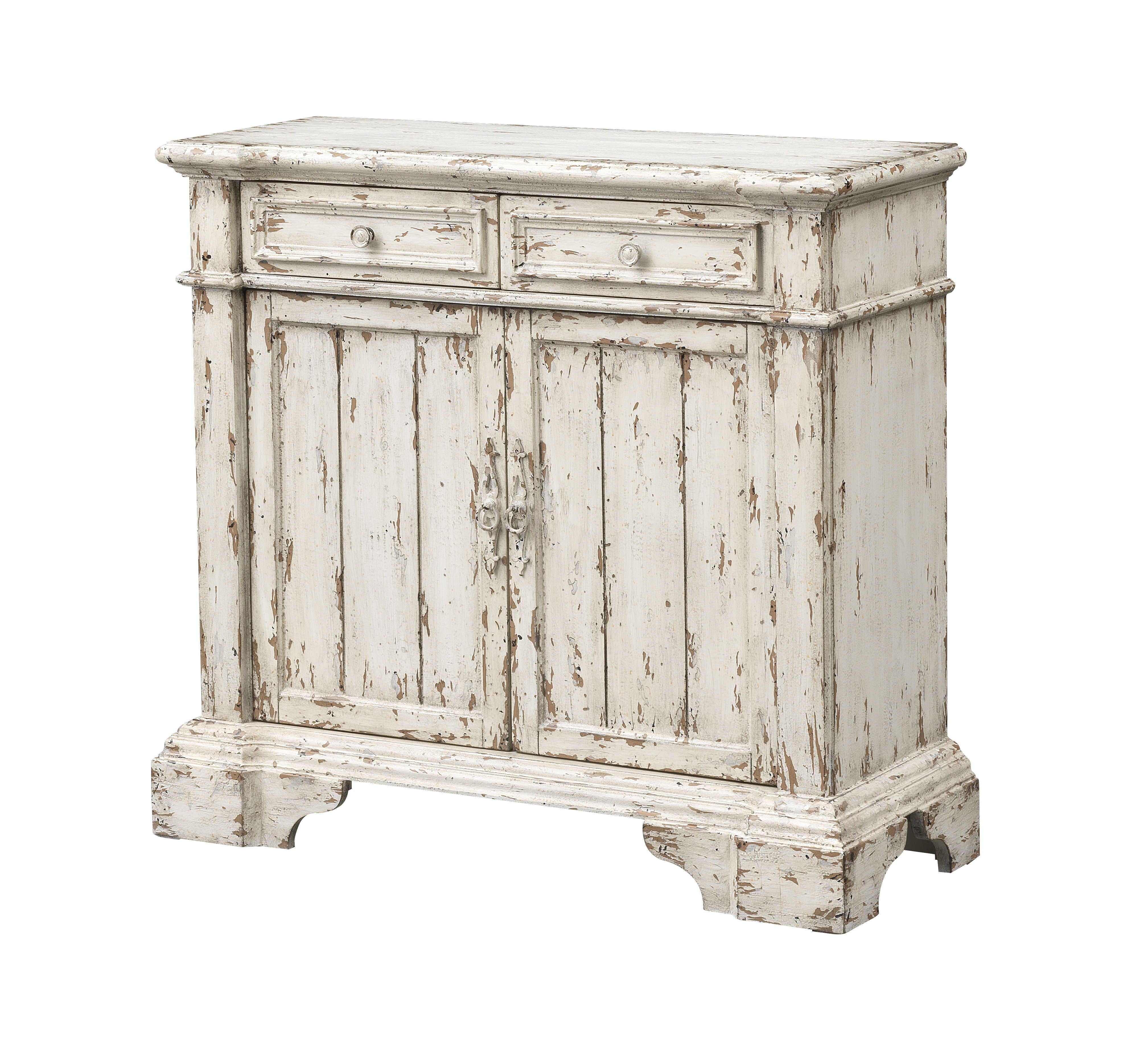 Olivia - Two Door Two Drawer Cabinet - Aged Cream - Premium Accent Cabinets from Coast2Coast Home - Just $2475! Shop now at brett interiors