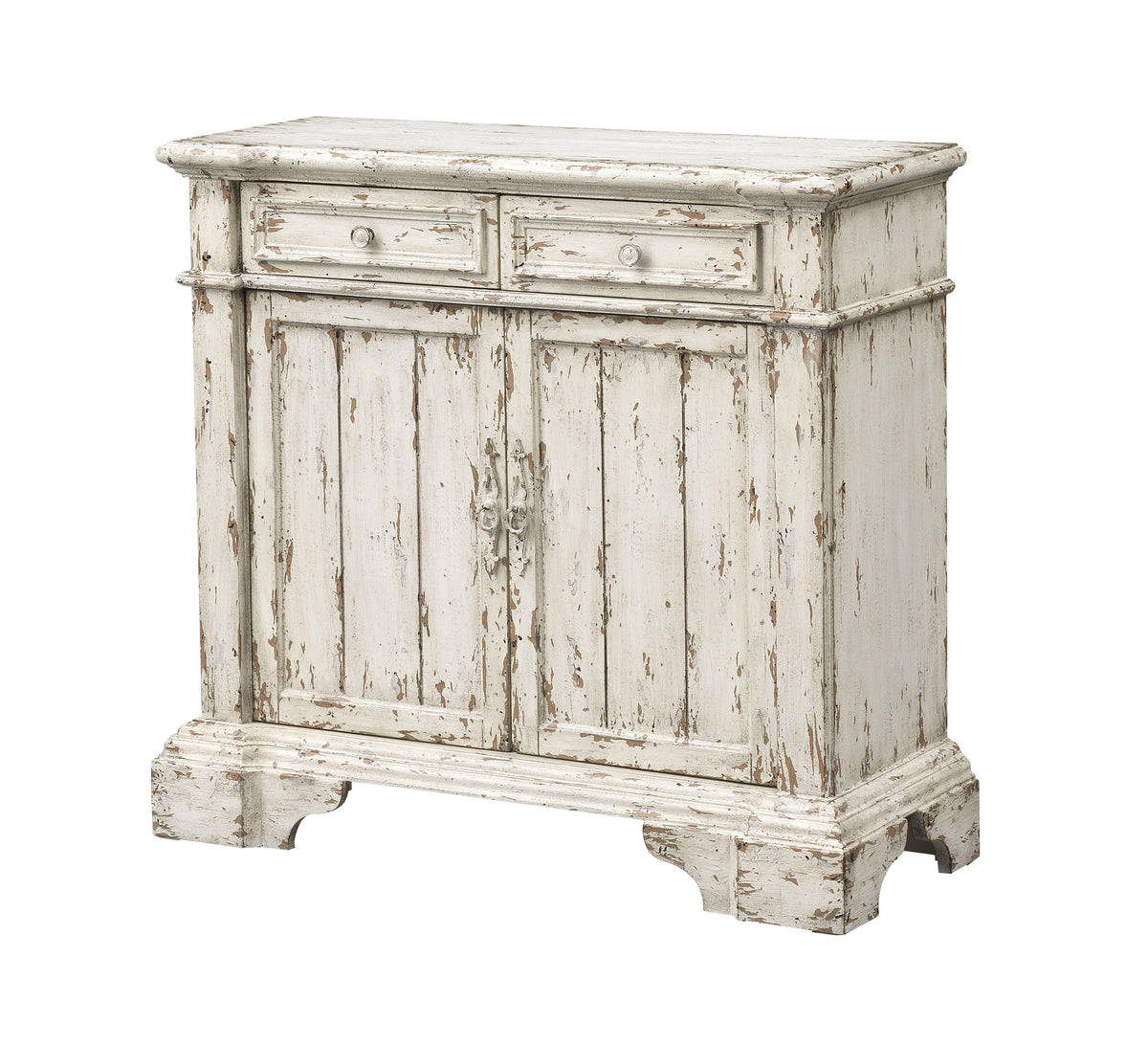 Olivia - Two Door Two Drawer Cabinet - Aged Cream - Premium Accent Cabinets from Coast2Coast Home - Just $2475! Shop now at brett interiors