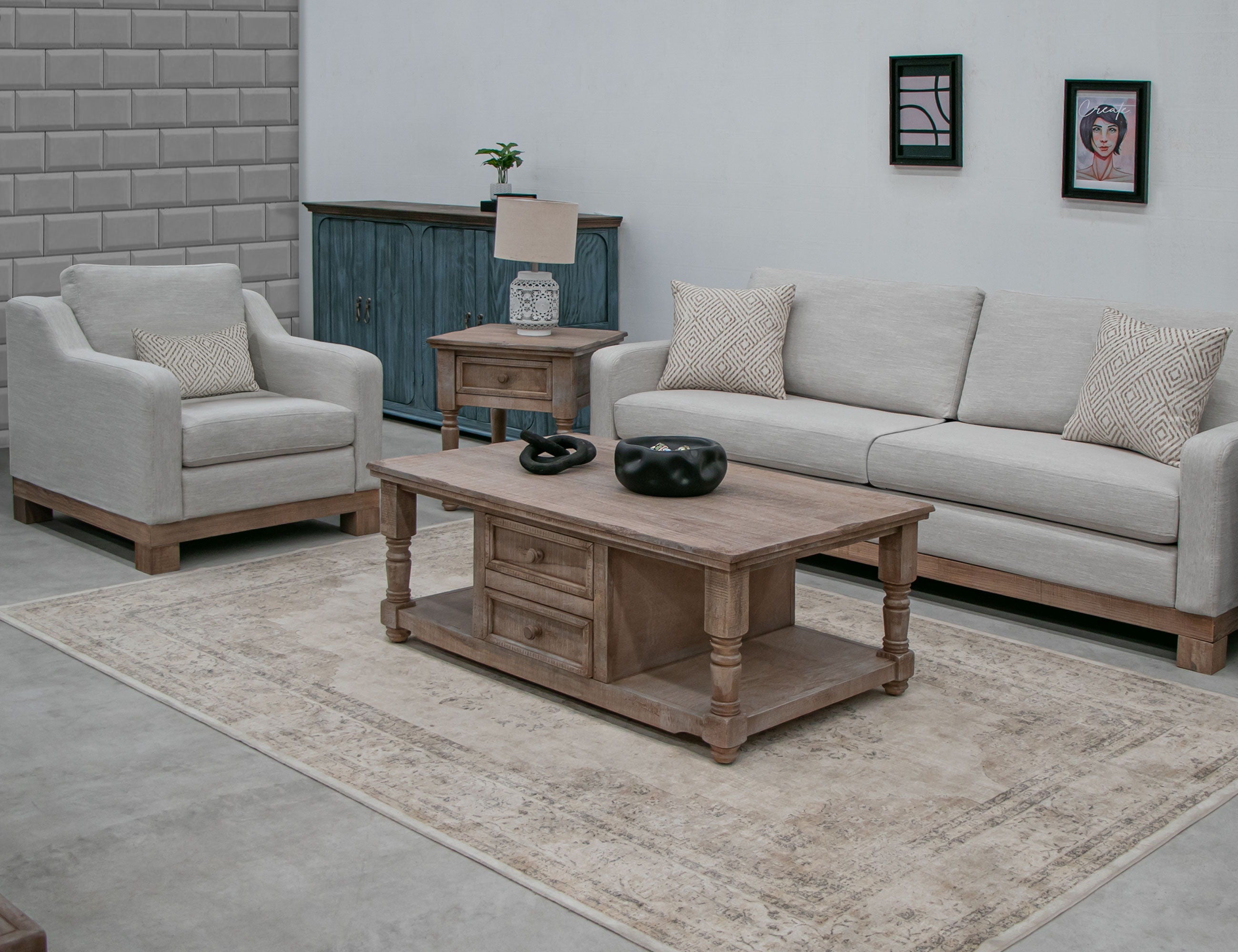 Samba - Ottoman - Premium Accent Ottomans from International Furniture Direct - Just $550! Shop now at brett interiors