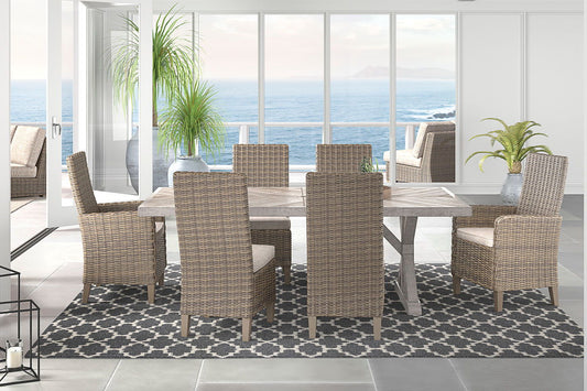 Beachcroft - Outdoor Dining Room Set - Premium 6 Piece Outdoor Sets from Signature Design by Ashley® - Just $4620.33! Shop now at brett interiors