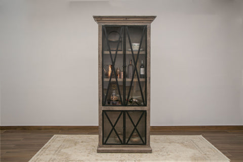 Xoan - Cabinet - Brown - Premium Accent Cabinets from International Furniture Direct - Just $1372.50! Shop now at brett interiors