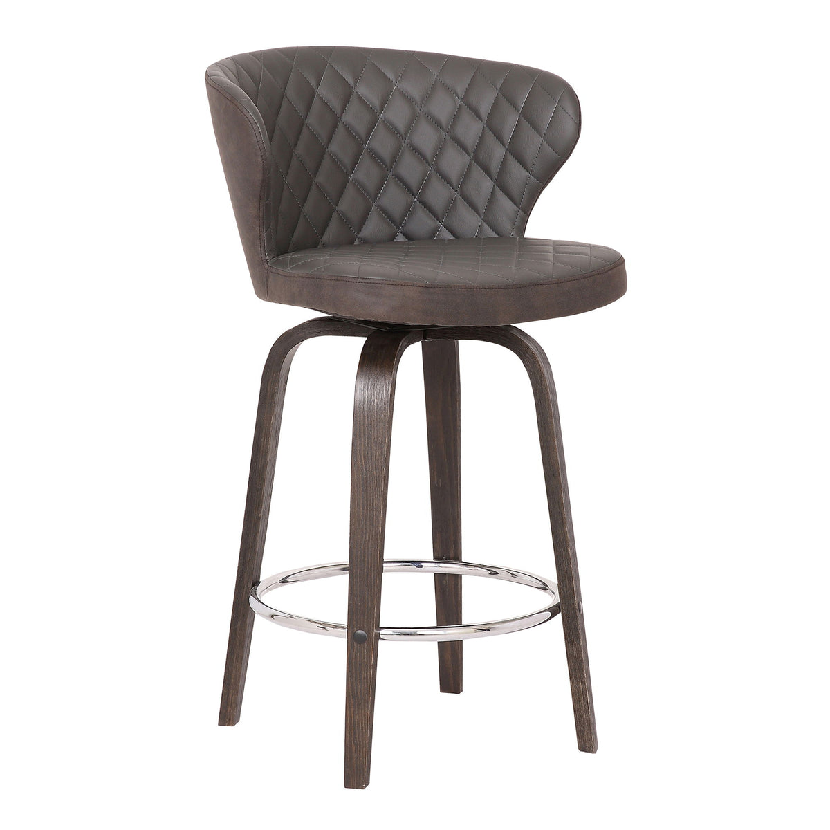 Mynette - Swivel Bar Stool - Premium Counter Height (24"-27") from Armen Living - Just $217.50! Shop now at brett interiors