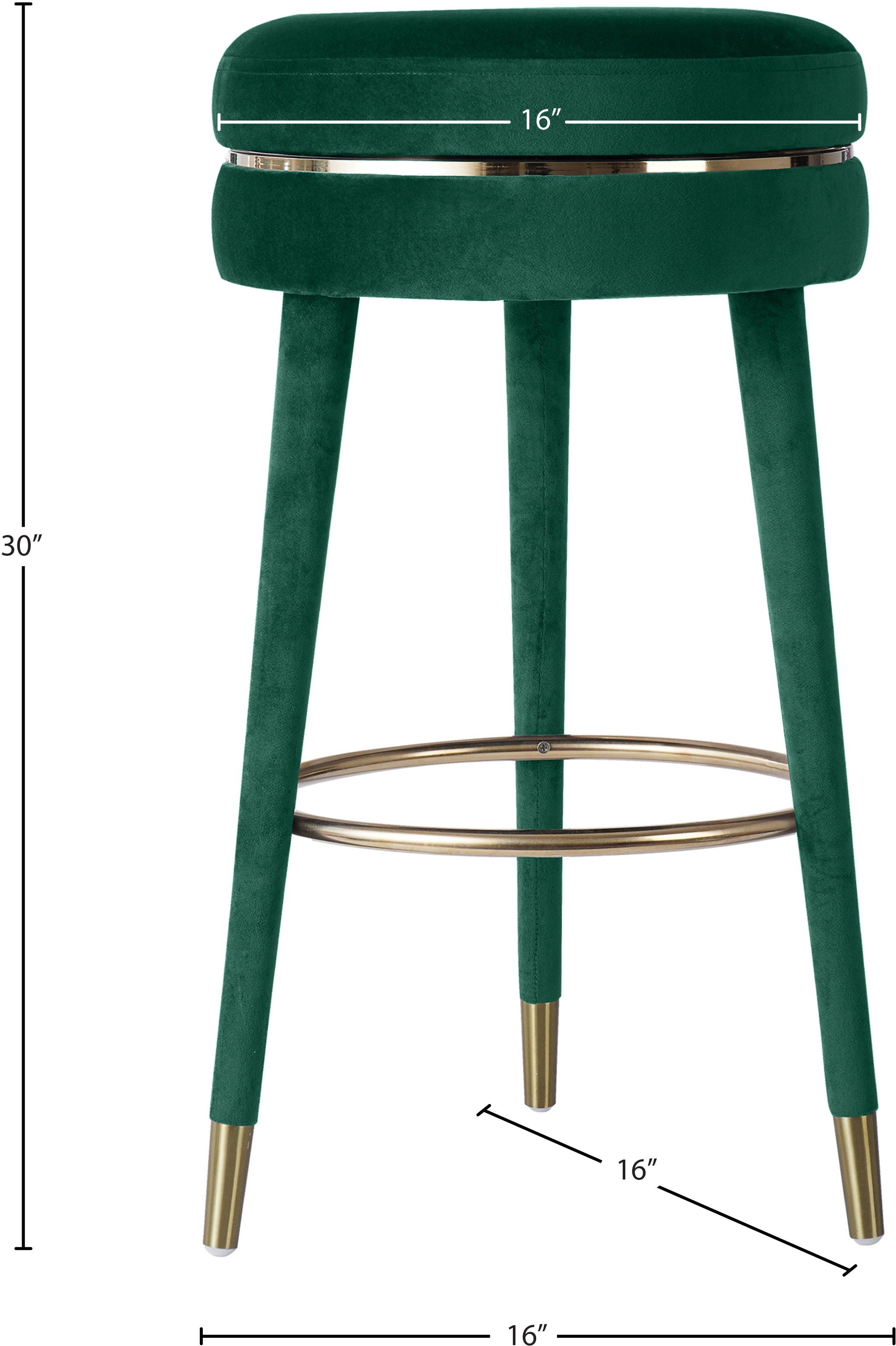 Coral - Bar Stool - Premium Bar Height (28"-30") from Meridian Furniture - Just $362.50! Shop now at brett interiors