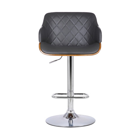 Toby - Adjustable Swivel Bar Stool - Premium Adjustable Height from Armen Living - Just $260! Shop now at brett interiors