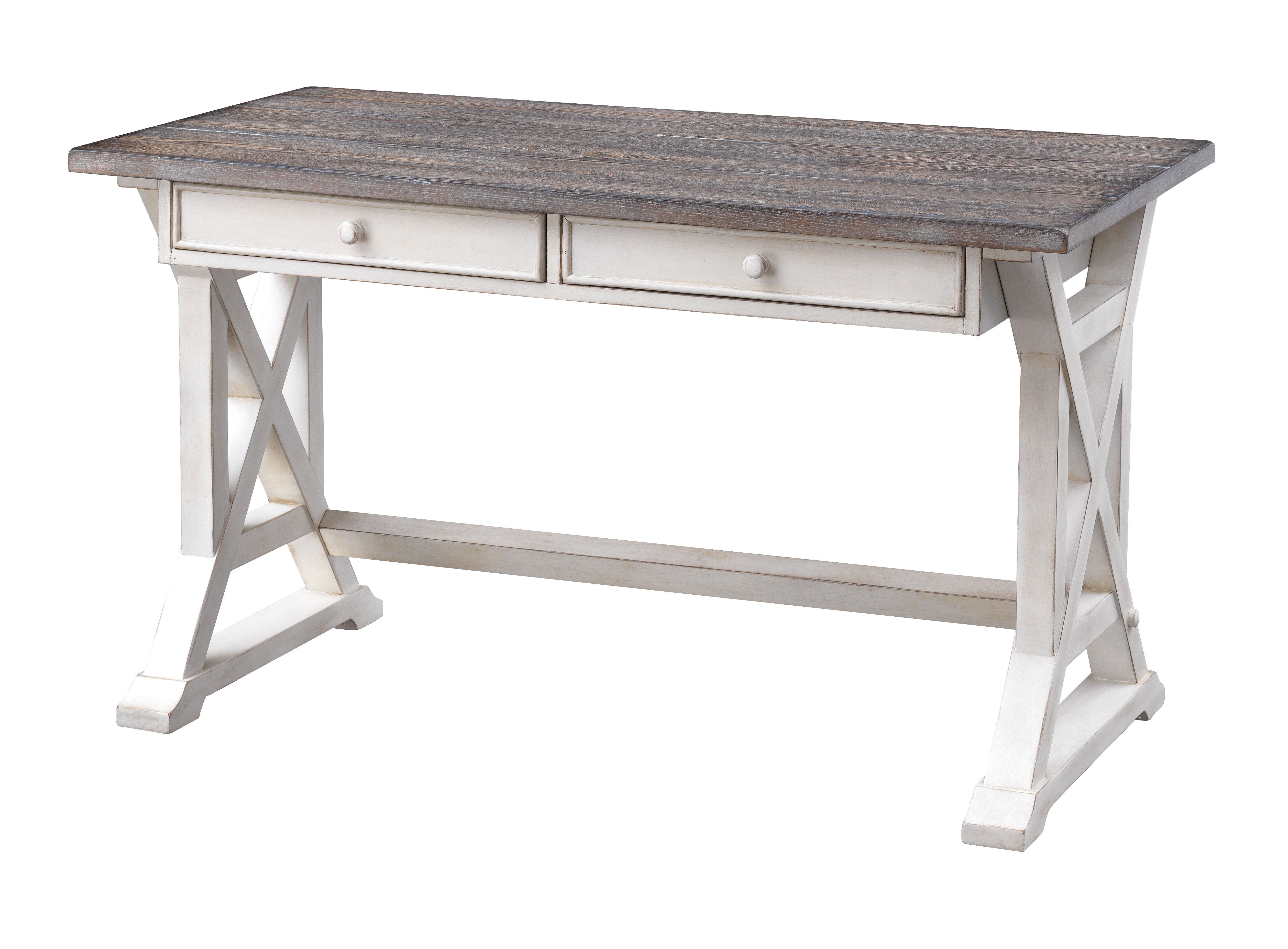 Bar Harbor II - Two Drawer Writing Desk - Cream - Premium Writing Desks from Coast2Coast Home - Just $2640! Shop now at brett interiors