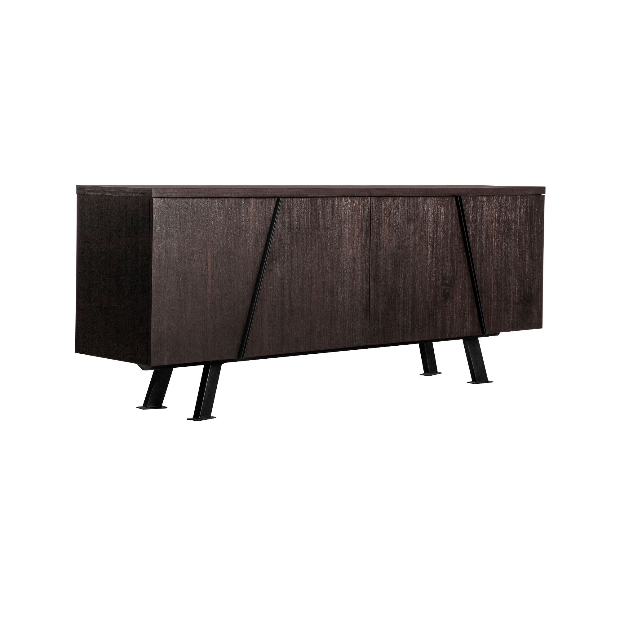 Pirate - Acacia Sideboard Cabinet - Brown - Premium Sideboards from Armen Living - Just $1917.50! Shop now at brett interiors