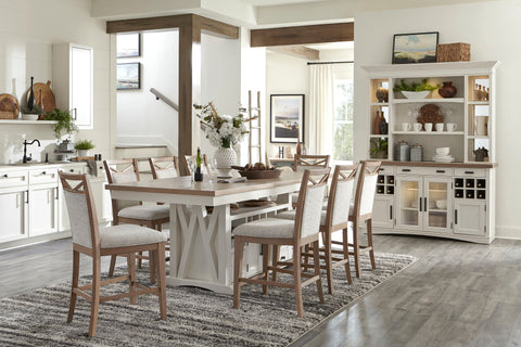 Americana Modern Dining - Island Counter Height Table - Cotton - Premium Counter Tables from Parker House - Just $1572.50! Shop now at brett interiors