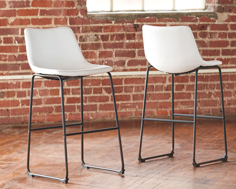 Centiar - Upholstered Barstool (Set of 2) - Premium Stool Sets from Signature Design by Ashley® - Just $265.65! Shop now at brett interiors