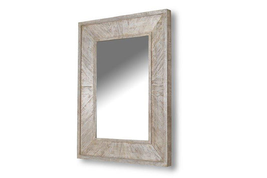 Crossings Monaco - Wall Mirror - Weathered Blanc - Premium Wall Mirrors from Parker House - Just $497.50! Shop now at brett interiors