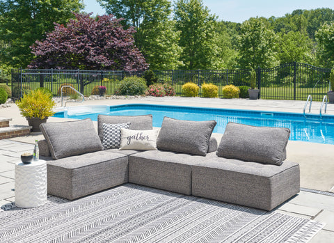 Bree Zee - Outdoor Sectional - Premium Stationary Sectionals from Signature Design by Ashley® - Just $1113.75! Shop now at brett interiors