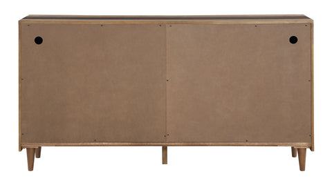 Wellington - Four Door Credenza - Browns / Black - Premium Credenzas from Coast2Coast Home - Just $4125! Shop now at brett interiors