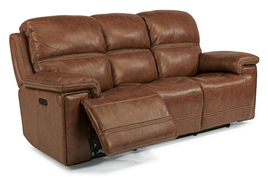 Fenwick - Power Reclining Sofa with Power Headrests - Premium Reclining Sofas from Flexsteel - Just $3562.50! Shop now at brett interiors