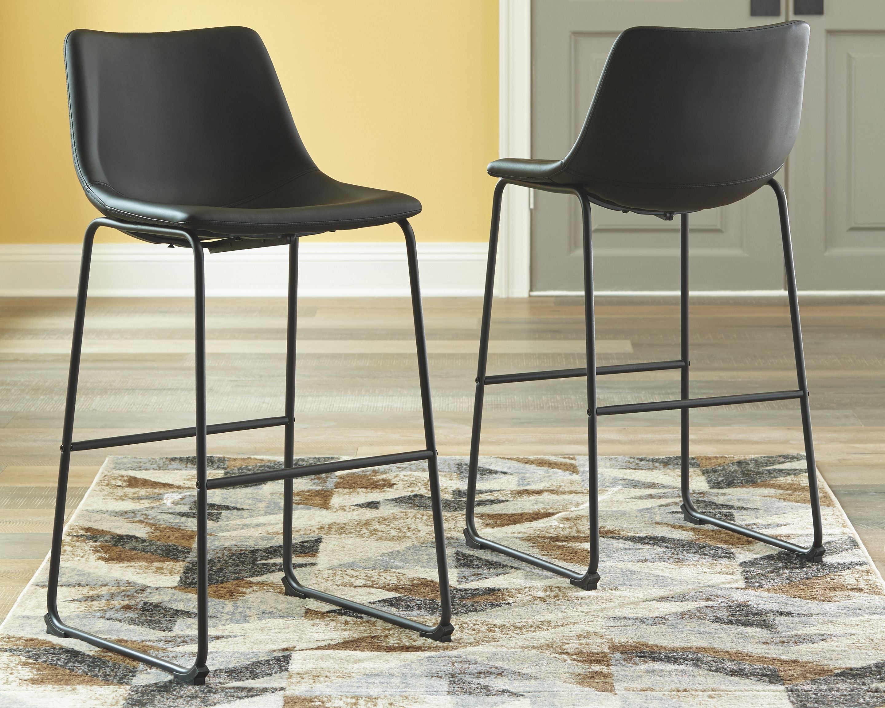 Centiar - Upholstered Barstool (Set of 2) - Premium Stool Sets from Signature Design by Ashley® - Just $265.65! Shop now at brett interiors