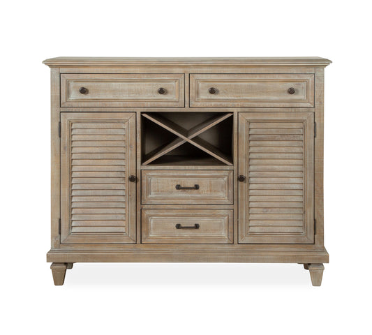 Lancaster - Server - Dovetail Grey - Premium Servers from Magnussen Furniture - Just $1689! Shop now at brett interiors