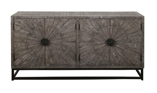 Noble - Four Door Sideboard - Spinner Brownish Gray - Premium Credenzas from Coast2Coast Home - Just $4537.50! Shop now at brett interiors