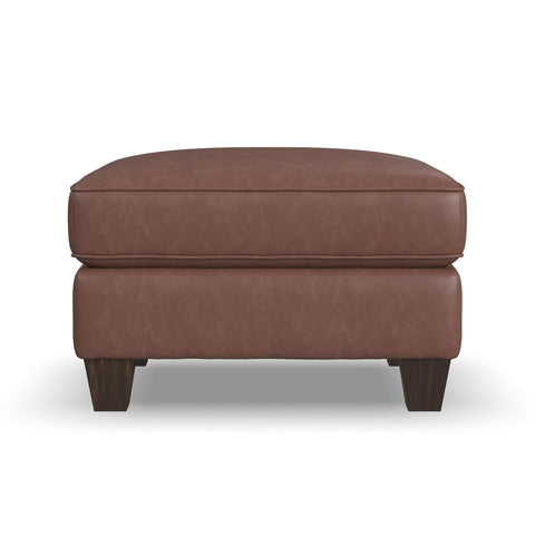 Dempsey - Ottoman - Dark Brown - Premium Upholstered Ottomans from Flexsteel - Just $812.50! Shop now at brett interiors