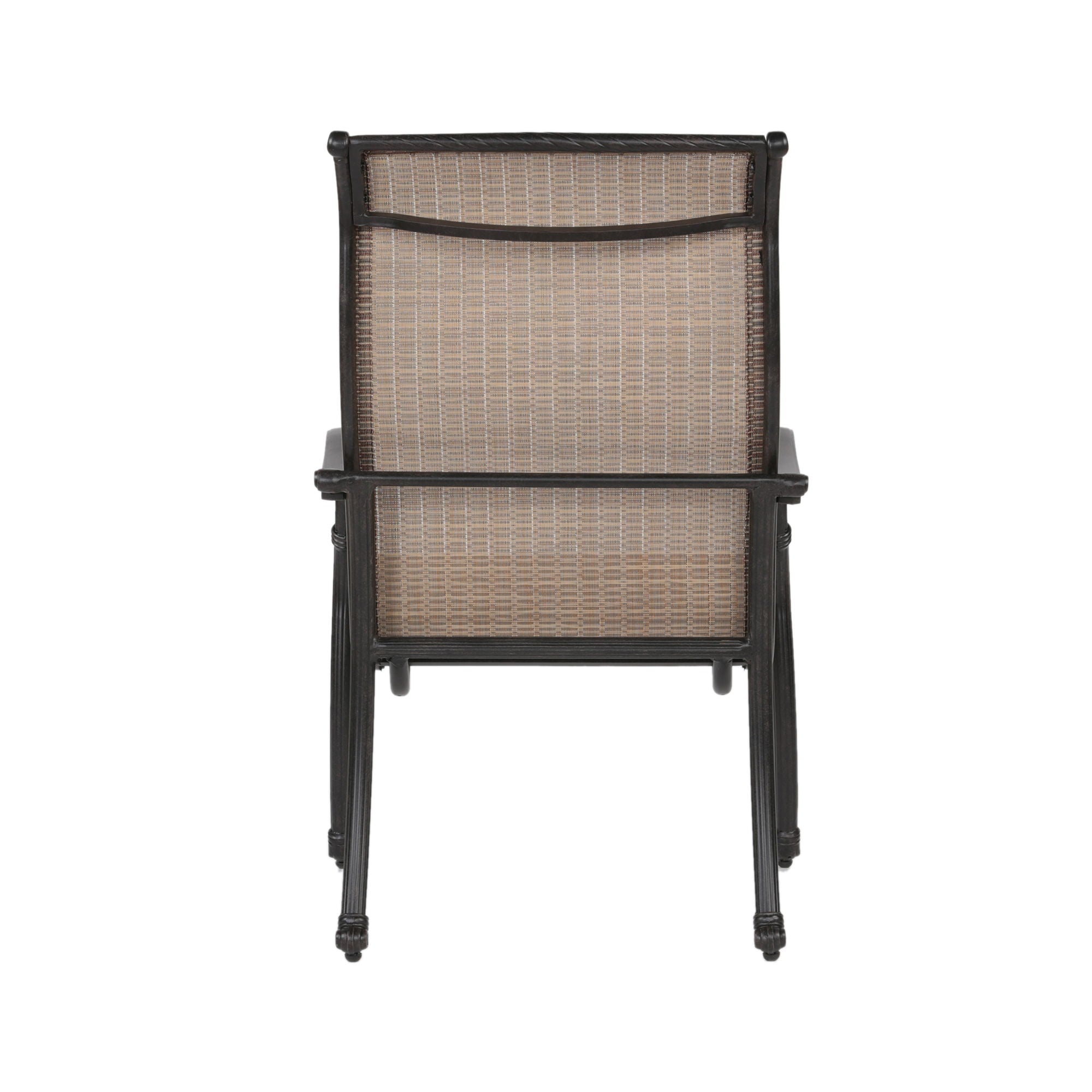 Patio Outdoor Sling Patio Chairs With Aluminum Frame, All-Weather Furniture (Set of 2) - Bronze - Premium Chair Sets from Gather Craft - Just $967! Shop now at brett interiors