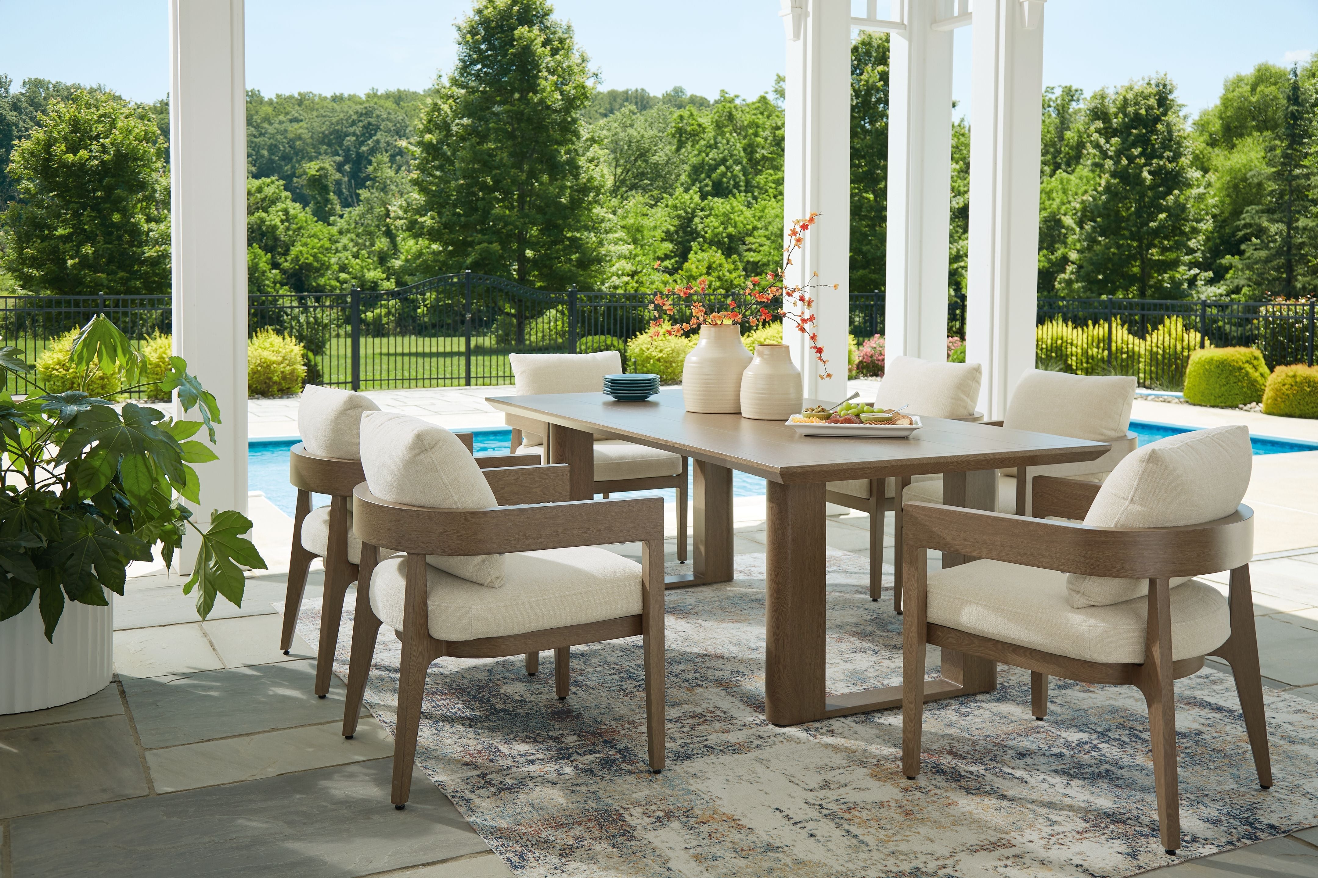 Serene Bay - Outdoor Dining Set - Premium 7 Piece Outdoor Sets from Signature Design by Ashley® - Just $5578.65! Shop now at brett interiors