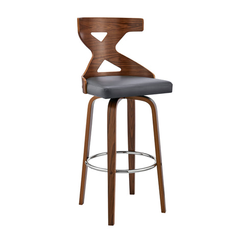 Gayle - Swivel Cross - Back Bar Stool - Premium Counter Height (24"-27") from Armen Living - Just $270! Shop now at brett interiors